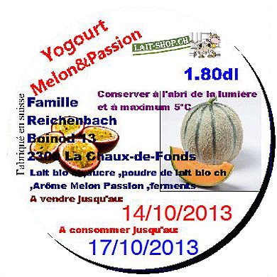 Yogourt Melon & Passion