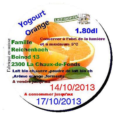Yogourt Orange
